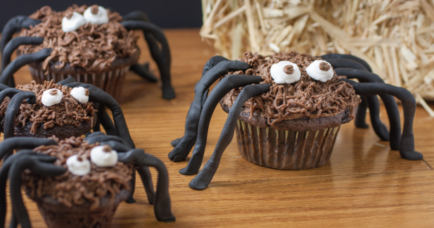 Halloween Spider Chocolate Cupcake Recipe